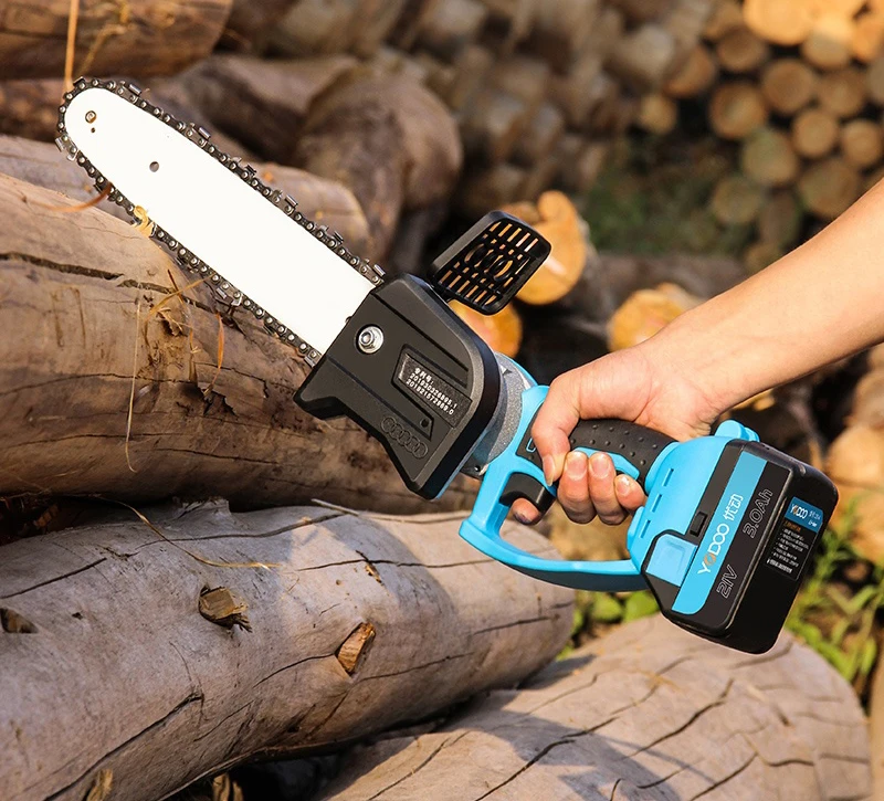 

Cordless Chain Saw Brushless Motor Power Tools21V li-ion Cordless Electric Chainsaw Garden Power Tools