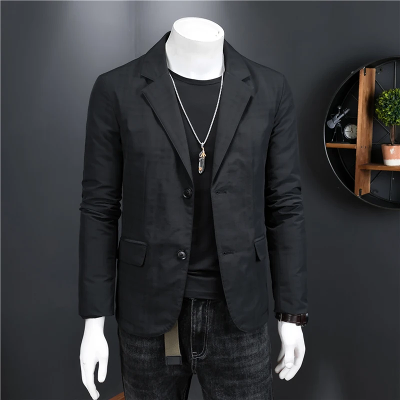 2021 New Arrival Winter High Quality 90% White Duck Down Suit Jackets Men Coat Plus-Size M-4XL