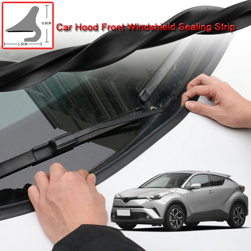 

For Toyota C-HR CHR 2014-2020 Car Seal Strip Windshied Spoiler Filler Protect Edge Weatherstrip Strips Sticker Auto Accessories