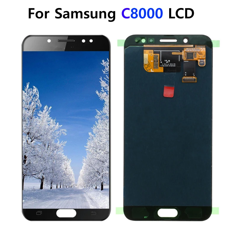 5.5'' LCD Screen For Samsung Galaxy C8 LCD Display Touch Digitizer Assembly Replacement Parts