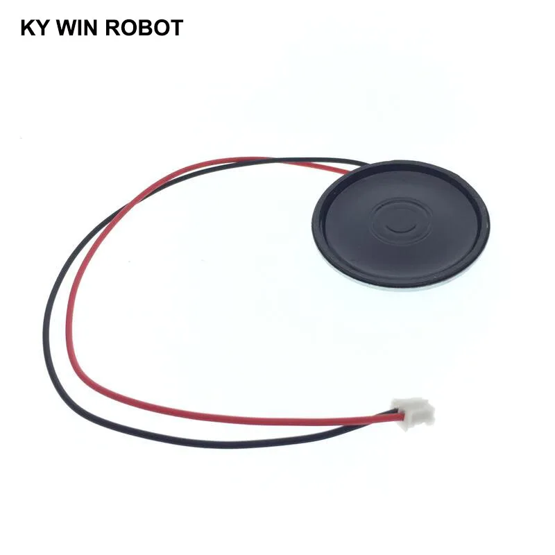 2pcs/lot New Ultra-thin speaker 8 ohms 1 watt 1W 8R speaker Diameter 40MM 4CM thickness 5MM with PH2.0 terminal wire length 20CM