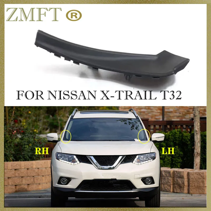 Car Front Windshield Wiper Side Trim Cover Hinge Cover For Nissan X-Trail T32 2014 2015 2016 2017 2018