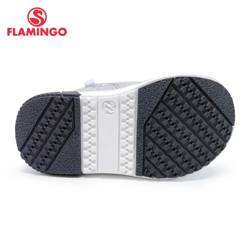 FLAMINGO Autumn Felt High Quality Grey Kids Boots Size 22-27 Anti-slip Shose for Girl Free Shipping 202B-Z5-2043