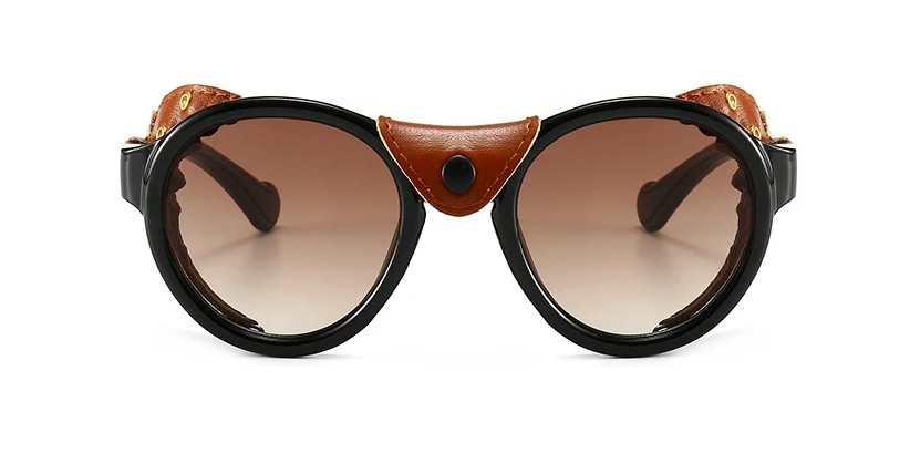 46311 Steam Punk Oval Winddicht Goggle Sonnenbrille Vintage Herren Damen Shades UV400 Vintage Brille – Detail 11