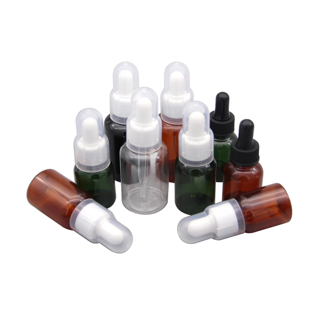 5pcs 25ml 35ml 50ml Empty Dropper Bottle Jars Vials With Pipette For Cosmetic Perfume Essential Oil