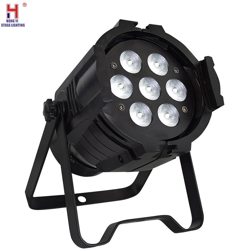 

7X12W Led Par Light Rgbw Disco Wash Light Equipment 8 Channels Dmx 512 Led Uplights Strobe Stage Lighting Effect Light