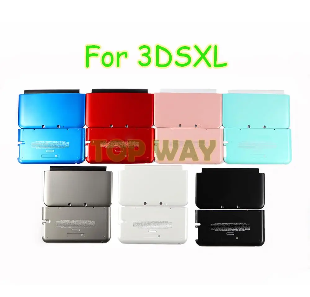 5sets For Nintendo 3DS LL XL Top Bottom Faceplate For 3DS LL XL Verison Housing Shell Upper Lower Front Back Cover Case