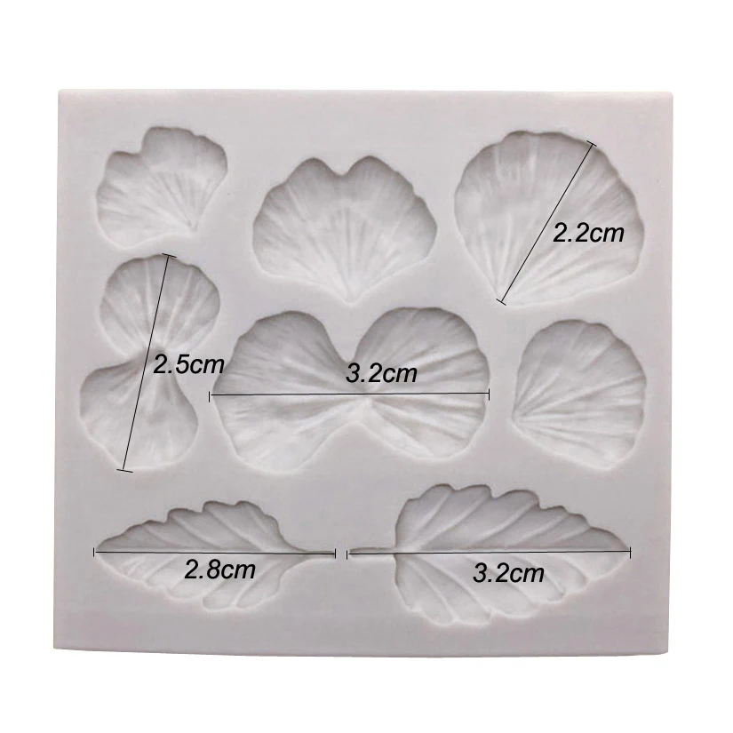 Violets Narcissus Shape Silicone Sugarcraft Mold Fondant Cake Decorating Tools Bakeware