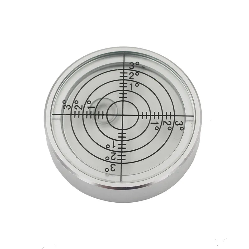 Magnetic Circular Universal Spirit Level Bubble Speaker Leveler Diameter 40x10mm Luminous Available 1PCS