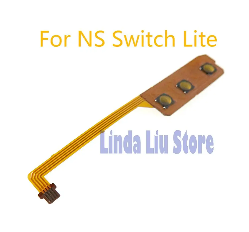Nintend Switch Lite On OFF 전원 스위치 버튼 NS Lite 게임 콘솔 용 플렉스 케이블 교체 10개