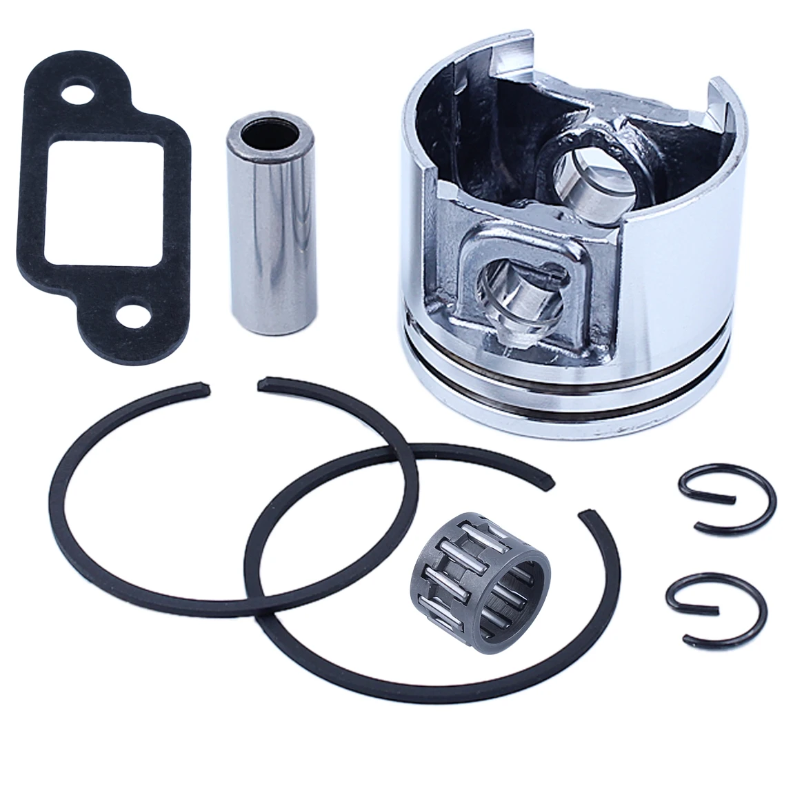 Piston Ring 38mm Bearing 10mm Pin Muffler Gasket Kit For STIHL MS180 018 MS 180 Chainsaw Replace Part 1130 030 2004 бензопила