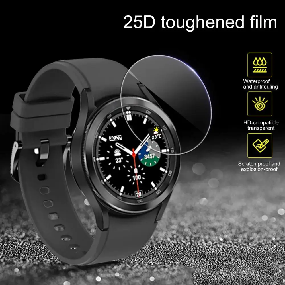 ساعة جالاكسي الذكية بشاشة مضادة للخدش 3 ، 45 ، 41 ، غشاء صلب بالكامل ، جالاكسي 4