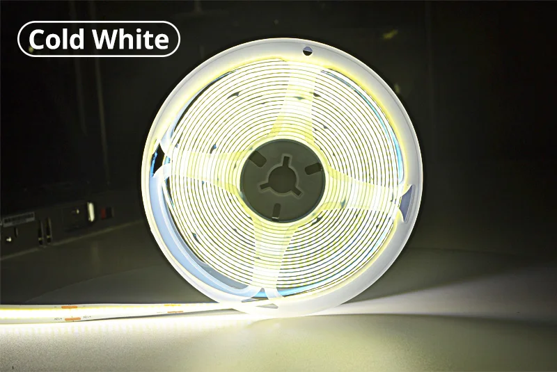 LED Strip light DC12V 24V COB Flexiable Cuttable White Warm whtie Waterproof LED Ribbon Tape