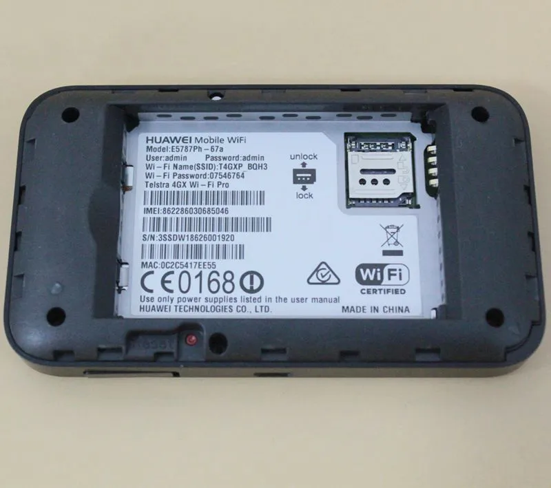 Unlocked Huawei E5787 E5787Ph-67a LTE Cat6 Mobile WiFi Hotspot 3000mAh battery 4g Bands: 1/3/5/7/8/28/38