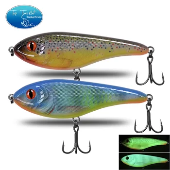 CF ルアームスキーパイク 120 ミリメートル/135 ミリメートル釣りジャークベイト原点フックスローシンキングワブラーペスカ用