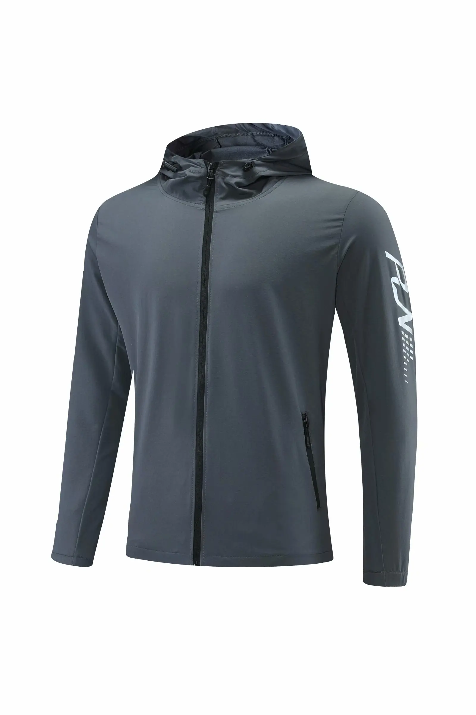 Autumn Hoodies Sport Shirt Men Zipper Running Jackets spandex Fitness Gym outdoor Sports climbing Clothing Sport Top Sportswear