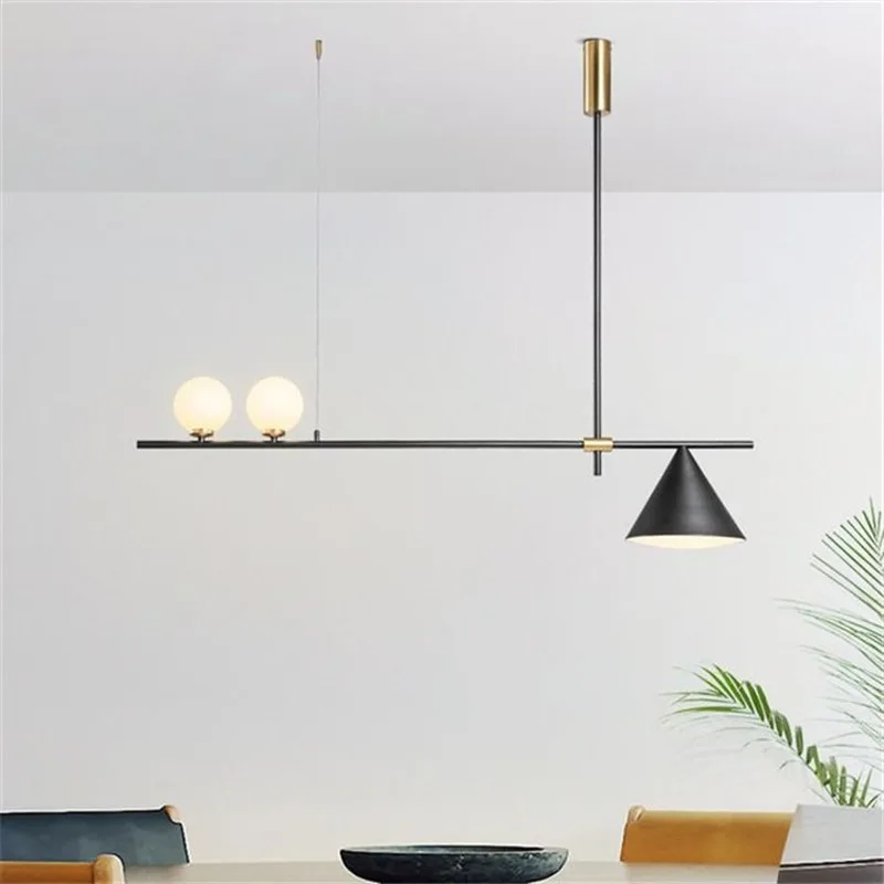 Nordic Minimalist Magic Beans Design Pendant Lamp Concise Parlor Music Restaurant Coffee Dining Kitchen Led Suspension Light