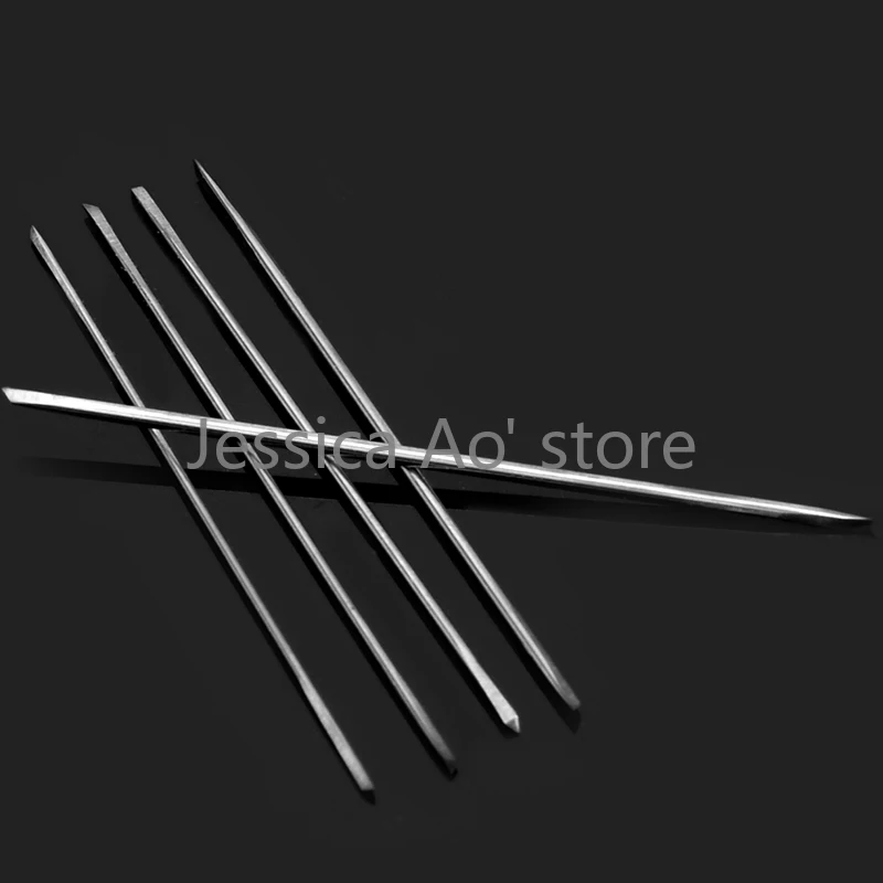 20pcs 0.7-1.5mm Jade Center Drill Bits Double Head Pearl Drilling Bit Tungsten Steel Triangular Bit Punch Drill Needle