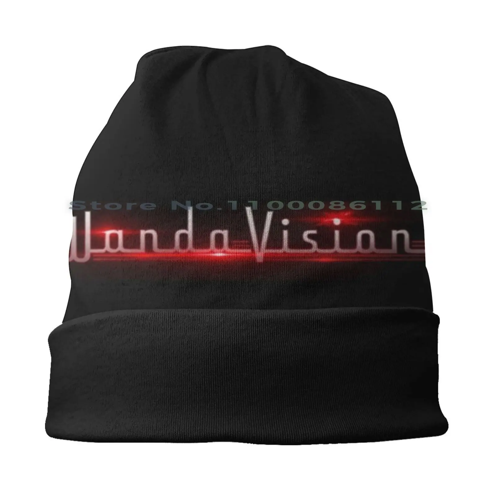 Wandavision Beanies Knit Hat Wanda Vision Scarlett Witch Mcu The Steve Rogers Tony Stark Comic Brimless Knitted Hat Skullcap