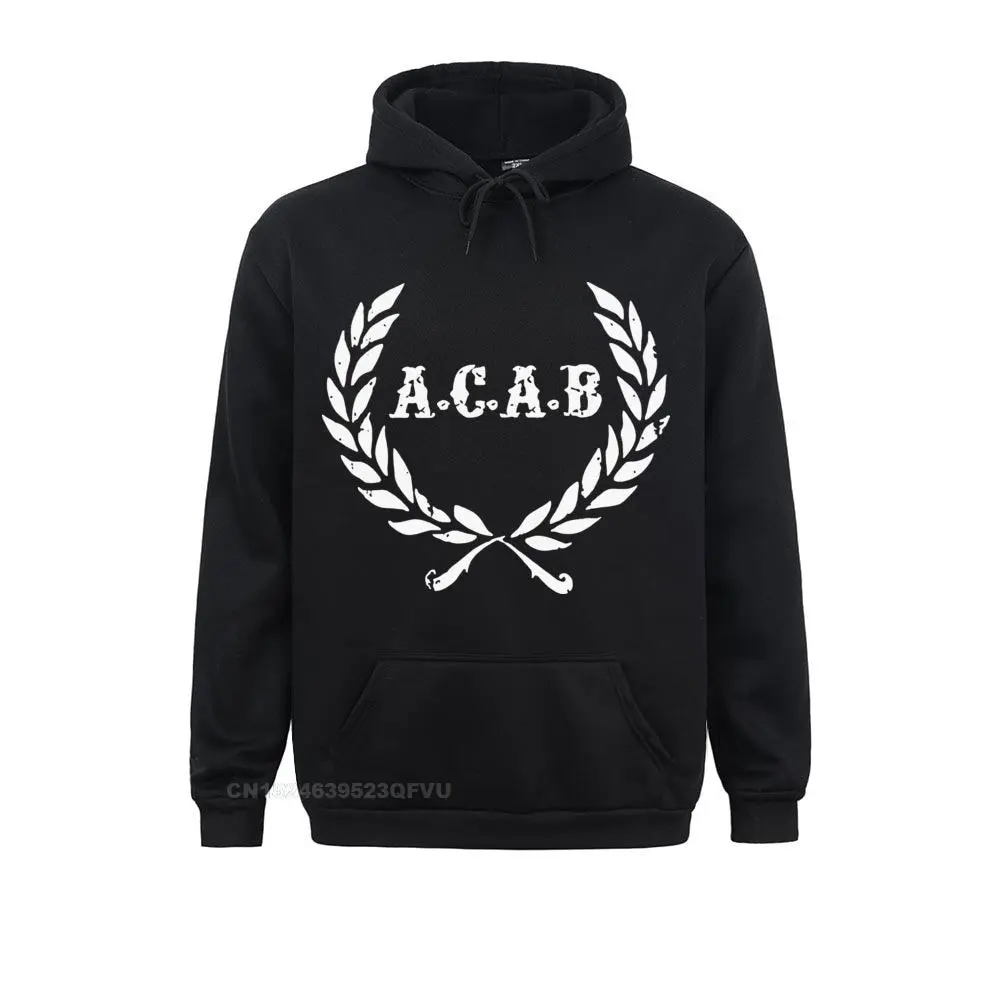 

Men's Acab A C A B Football Soccer Sweater Percent Cotton Camisas Hombre Novelty Round Neck Kawaii Clothes