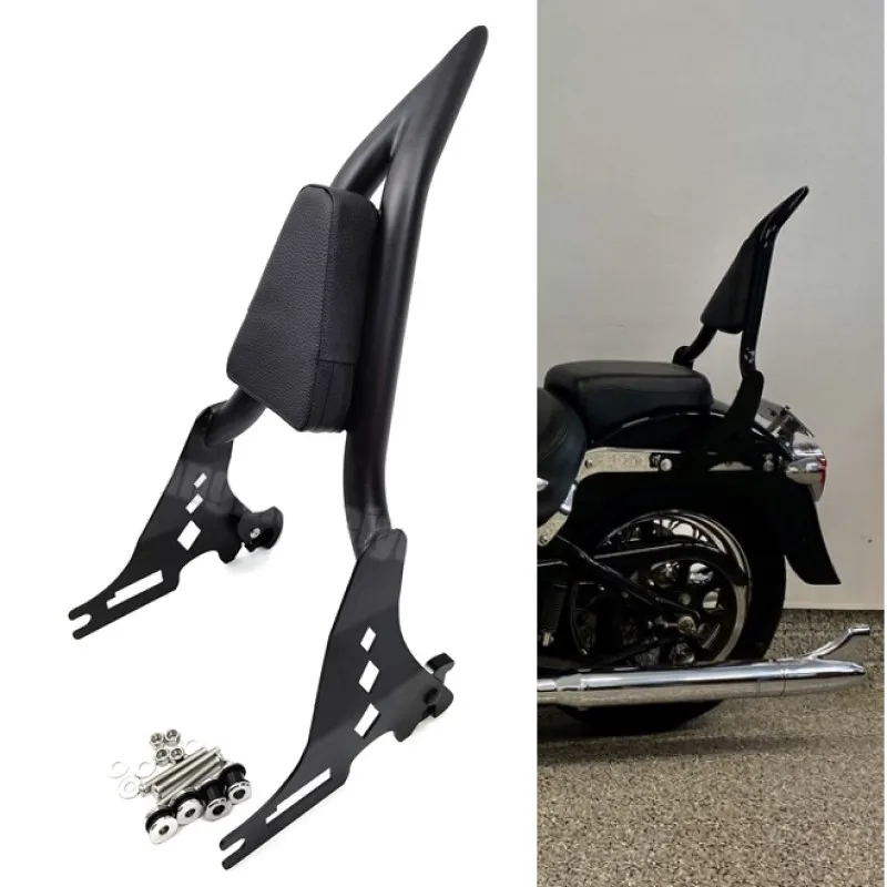 Backrest Sissy Bar w/ Docking Hardware For Harley Davidson Sportster Iron XL 883 1200 Forty-Eight 48 Seventy-Two 72 2004-2020