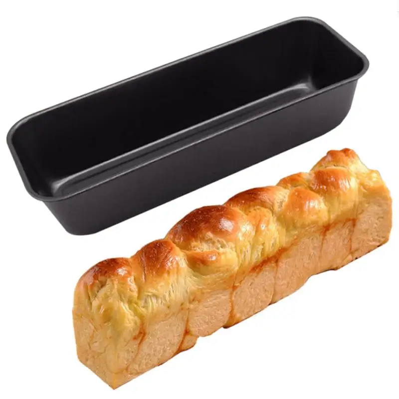 Kapmore 1pc Heat-Resistant Loaf Pan Professional Carbon Steel Rectangular Nonstick Bread Baking Pan Bread Pan DIY Baking Tools