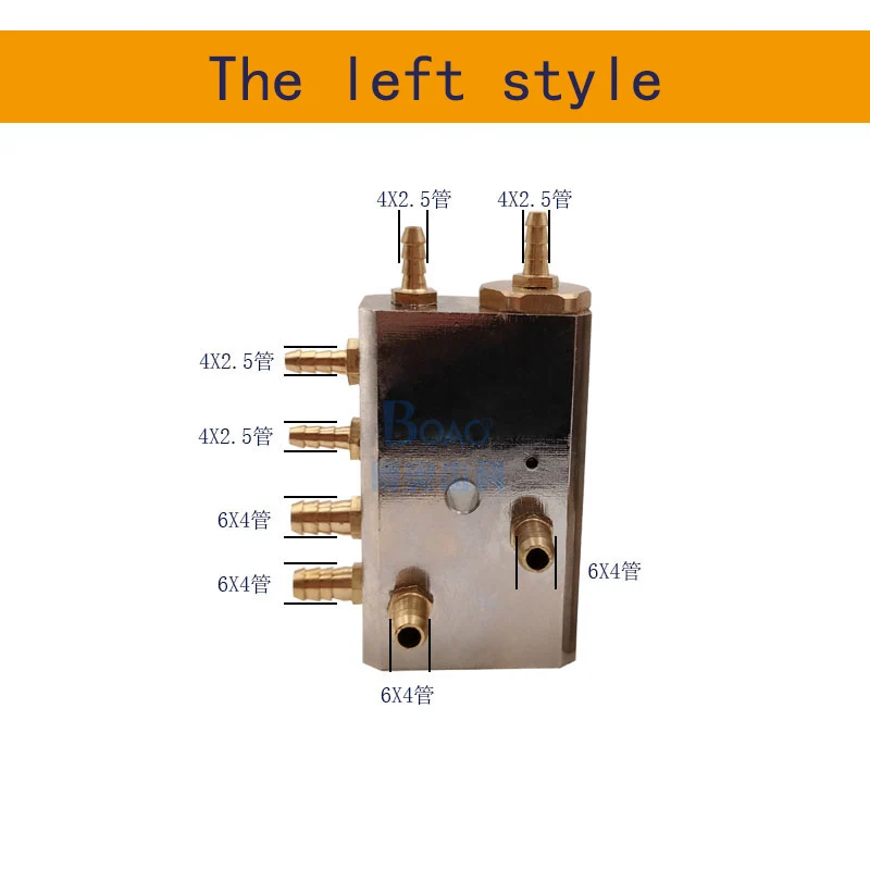 Box integrated valve Suction vomit valve dental cabinet integrated air valve water air valve  dental chair unit accessories