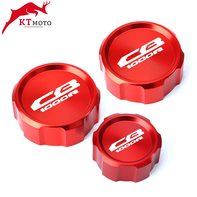 For CB1000 R CB1000R 2009-2016 Motorcycle CNC High quality Front Brake Clutch Rear Brakes Fluid Reservoir Cover Cap