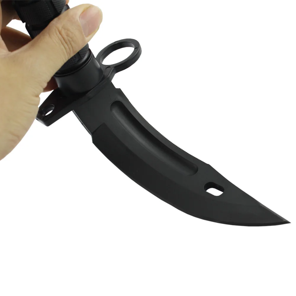 Airsoft Tactical Combat Plastic M9 Dagger Cosplay Model Toy Knife Training CS Game Bayonet
