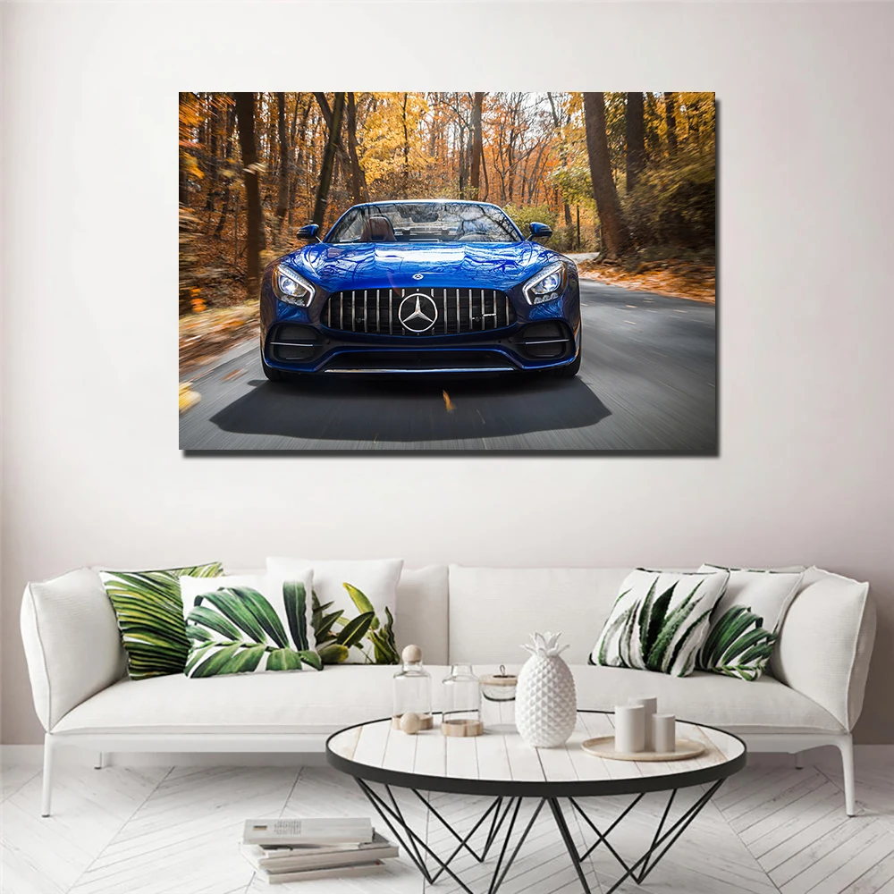 AMG GT C Supercar Posters Wall Art Canvas Prints Decorative Paintings for Home Decor