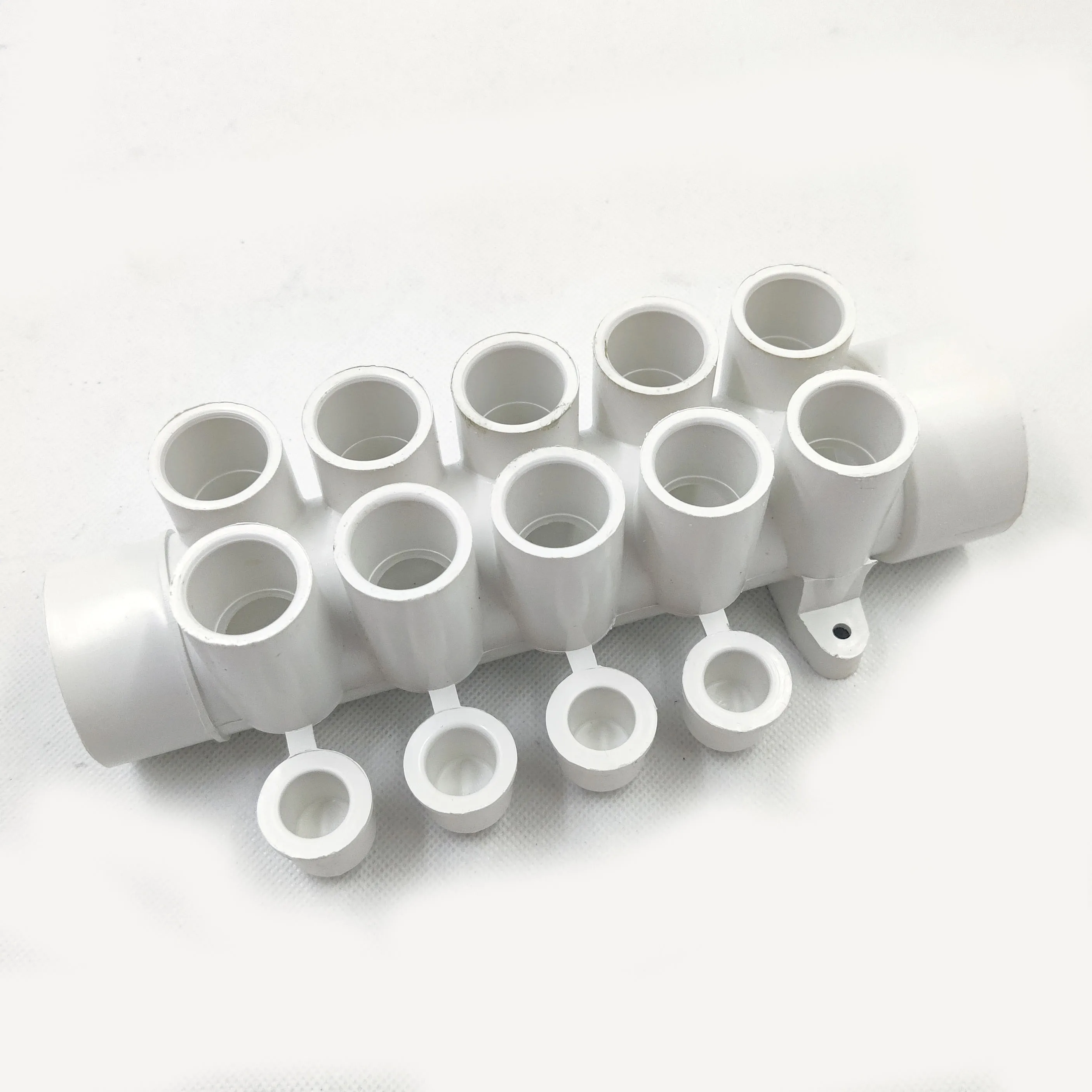Wasserverteiler für Massagebadewannen, 1,5 Zoll Spa-Luftverteiler (10 Löcher), PVC-Material, robust und langlebig, Massagebadewannenzubehör