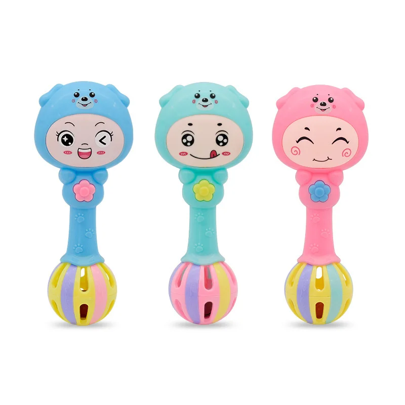 Baby Dier Hand Bell Rammelaar Zachte Rammelaar Speelgoed Pasgeboren Rammelaar Mobiles Baby Speelgoed Schattige Pluche Bebe Speelgoed 0-12 maanden Kerstcadeau