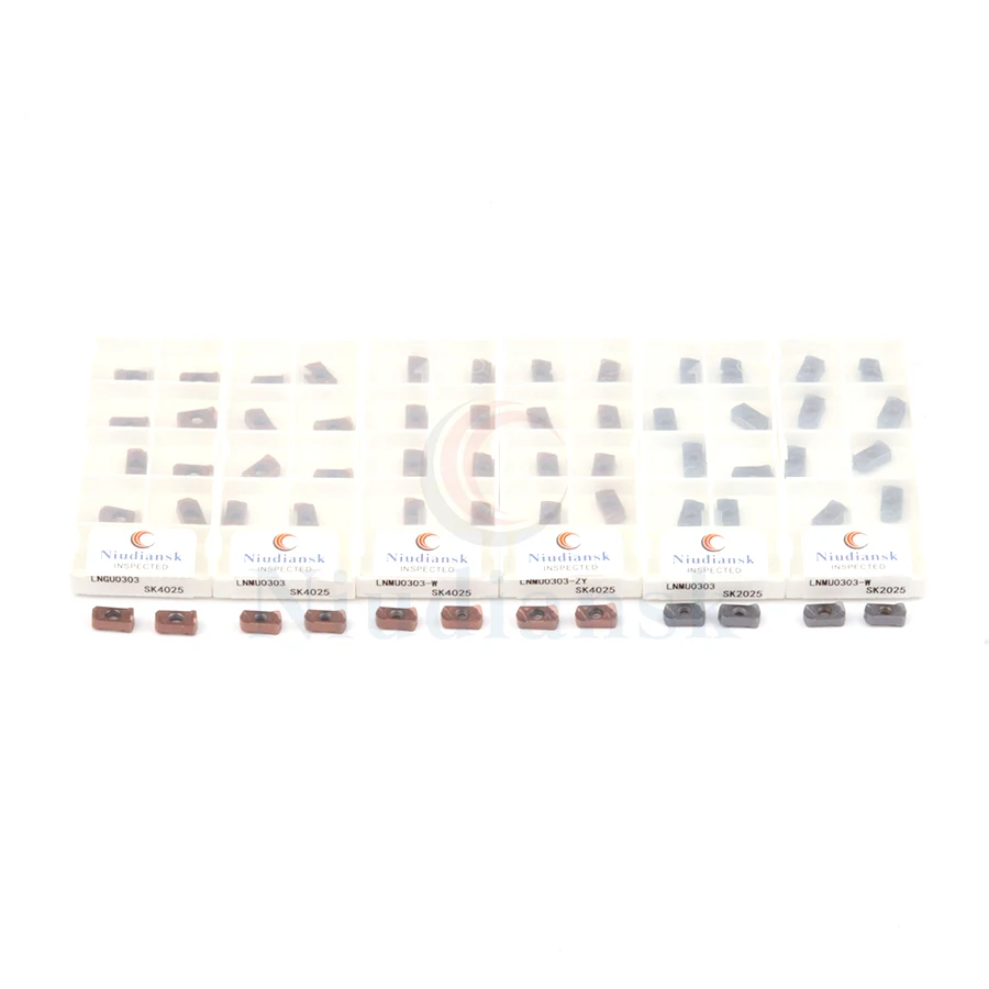 LNMU0303-W LNMU0303-ZY SK2025 SK4025 LNMU0303 LOGU0303 SK4025มิลลิ่งแทรกเครื่องกลึง CNC เครื่องมือโลหะผสมคาร์ไบด์ใบมีดตัด