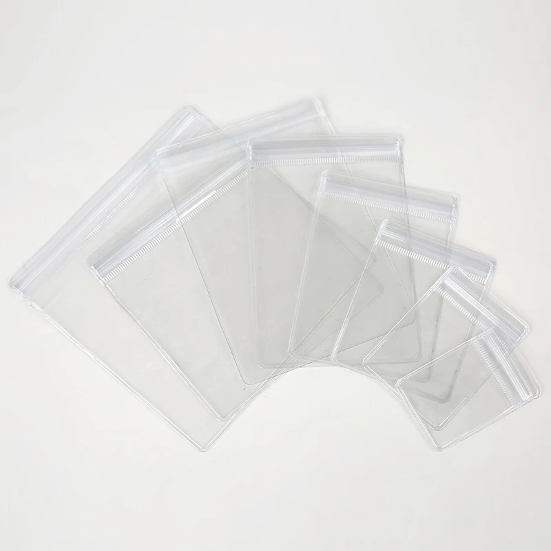 30pcs Storng Zipper  Bags Zip Lock Ziplock Pouch 4*6/6*8cm Plastic Transparent Clear Self Sealing Bracelet Diy Jewelry Packaging