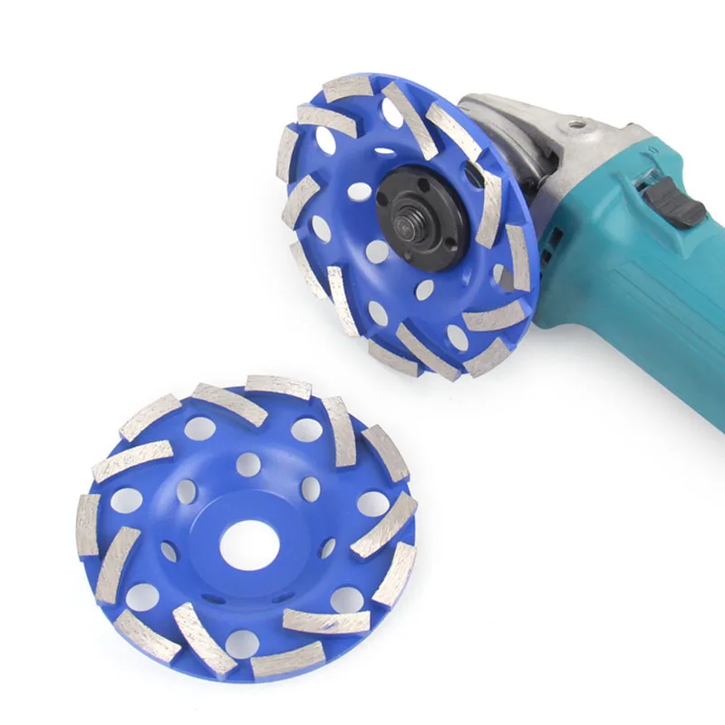 HEDA 125Mm Máy Mài Góc Kim Cương Cốc Xay Đĩa Bát Bánh Đánh Bóng Đá Cẩm Thạch Đá Hoa Cương Nề Chất Mài Mòn Dụng Cụ