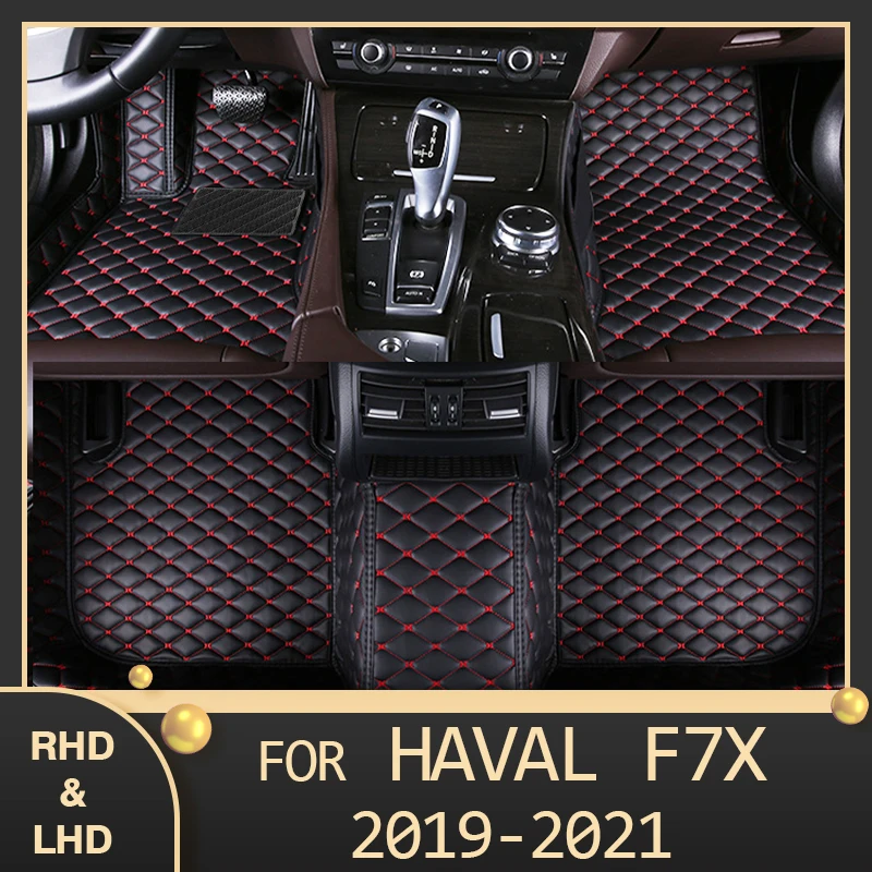 

MIDOON Car floor mats for haval F7X 2019 2020 2021 Custom auto foot Pads automobile carpet cover