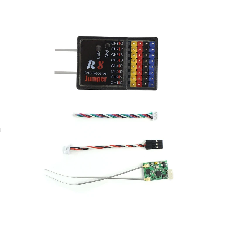 Jumper R8 R1 V2 Receiver 16CH Sbus RX Compatible for Frsky D16 Mode Radio transmitter Remote Controller