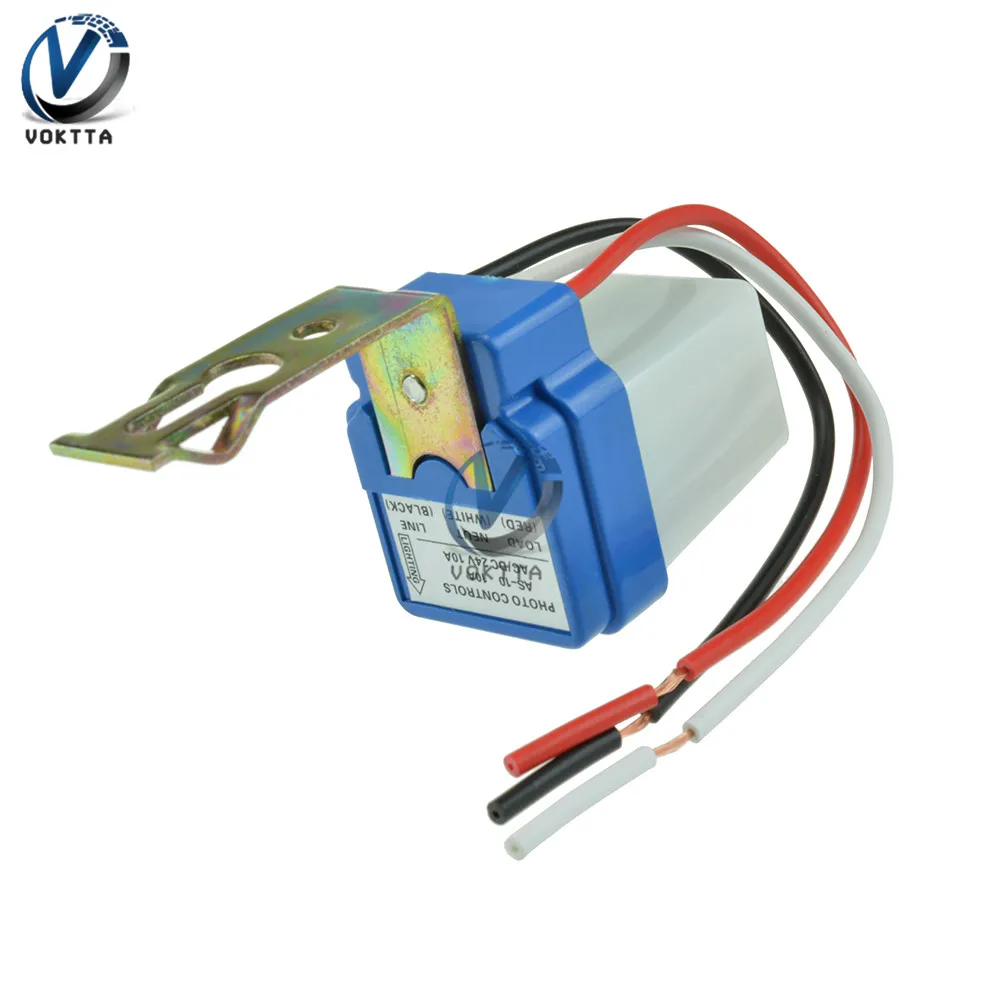AS-10 AS-20 10A Rain/Photo Control Switch Sensor Auto On Off Photocell Street Light Control AC/DC 110V 220V 90-265V 12V image 3