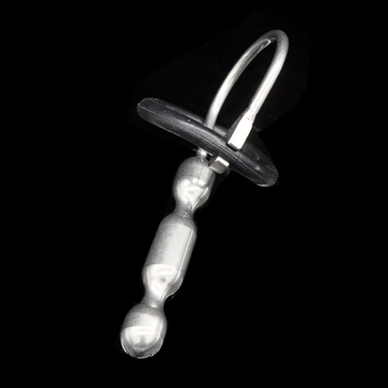 Urethral Dilators Sounding Rods Silicone Cock Ring Stainless Steel Penis Plug Urethal Stimulator Masturbators Sex Toys For Men