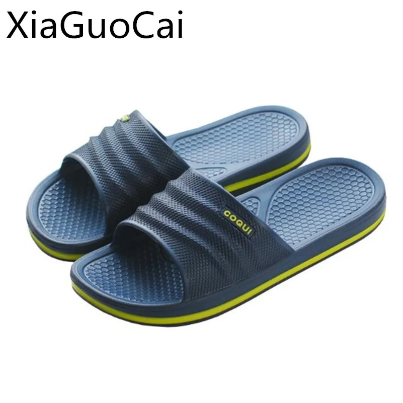 Summer Fashion Cool Men Slippers Unisex Flip Flops Pvc Breathable Couple Slippers Platform Outdoors Slippers Drop Shipping X9 35