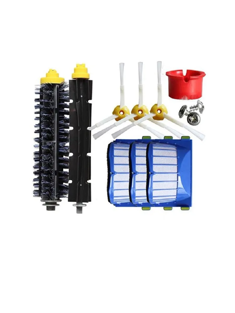 Aerovac Filtro + Braccio Spazzola Laterale + Setola e Flessibile Beater Brush spazzola di pulizia per iRobot Roomba 600 610 630 650 660
