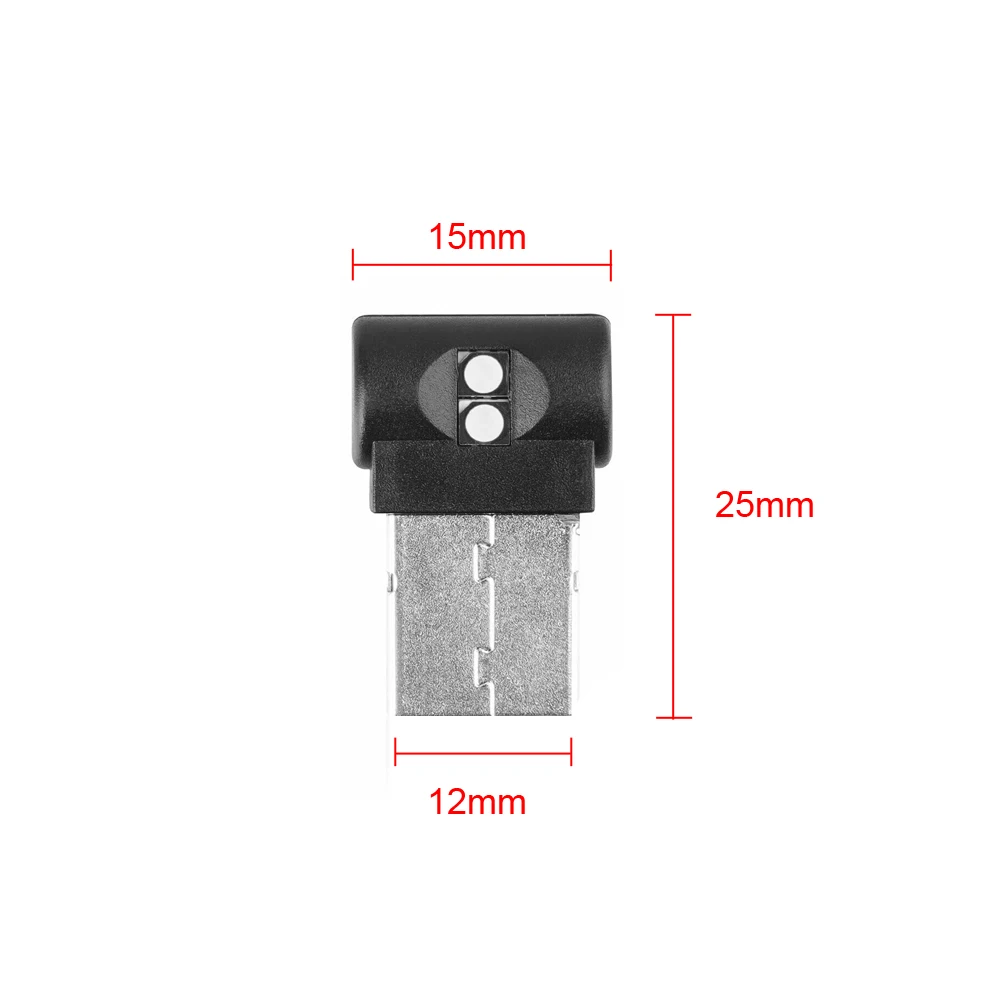 미니 LED 자동차 조명, USB 자동 분위기 네온 조명, 플러그 앤 플레이 장식, 앰비언트 램프, 자동차 인테리어 조명, 자동차 스타일링, 7 가지 색상