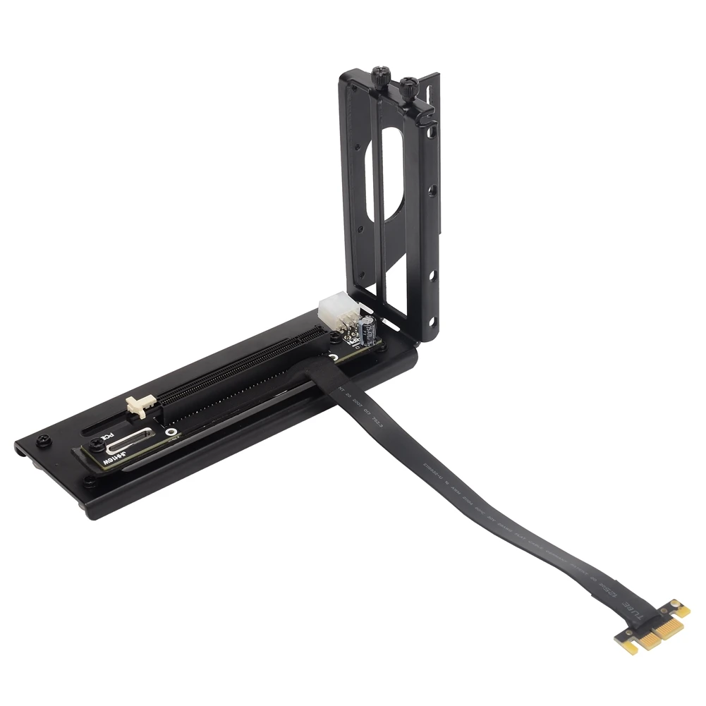 PCIe X1 to X16 Riser Extension Cable 6P Power Adapter for GPU Mining Vertical Graphics Card Base Kit Compatible with Nvidia BTC