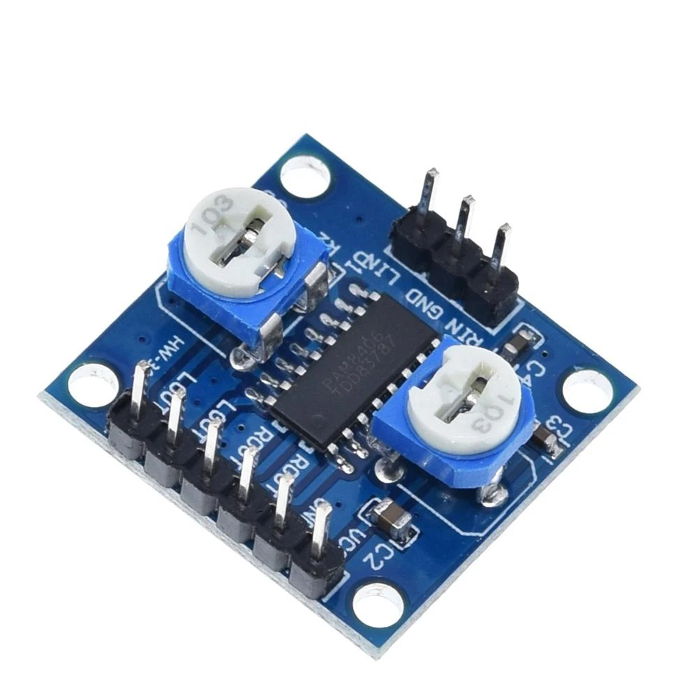 TZT 1/3/5PCS PAM8406 Digitaler Verstärker-Board mit Lautstärkepotentiometer 5Wx2 Stereo M70 – Detail 4