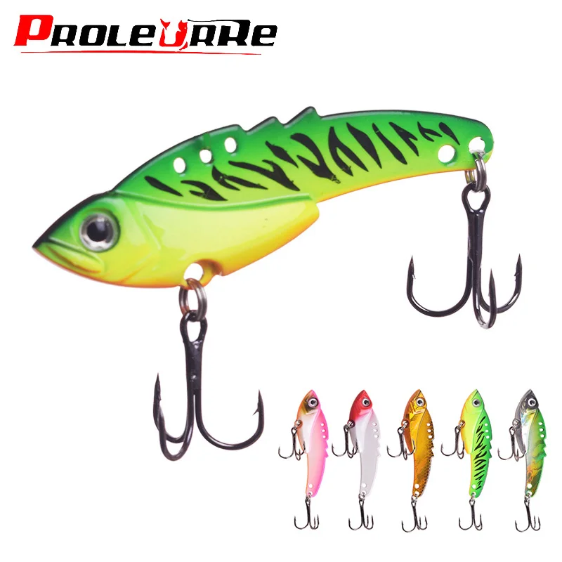 1Pcs Metal Vib Fishing Lure 9g 13g Long Shot Slots Hook Metal Jig Articulos De Pesca Isca Artificial Bass Bait Deep Sea Fishing