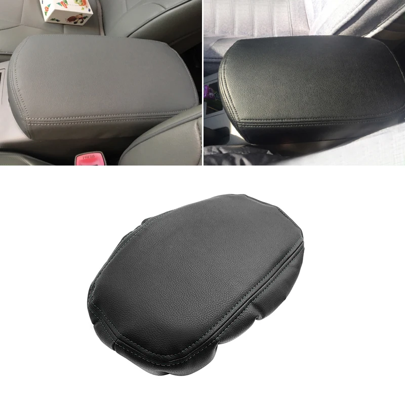 

Black PU Leather with Sponge Armrest Cover For Toyota Rav4 RAV 4 2006 - 2012 Car Interior Center Control Armrest Box Cover Trim