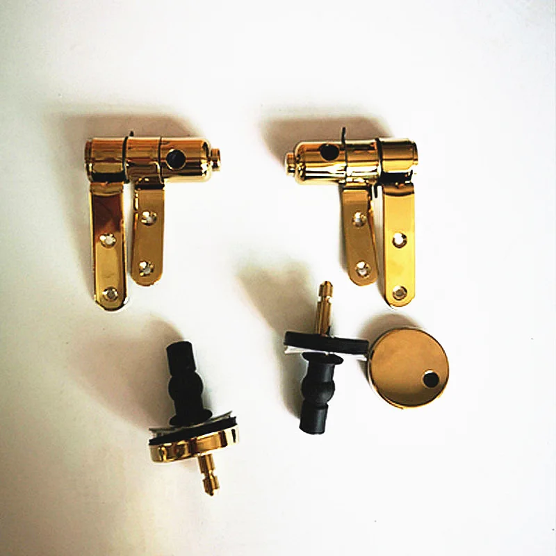 Toilet seats cover solid wood resin golden silver hinge fittings 304 stainless steel toilet seats hinge accessories