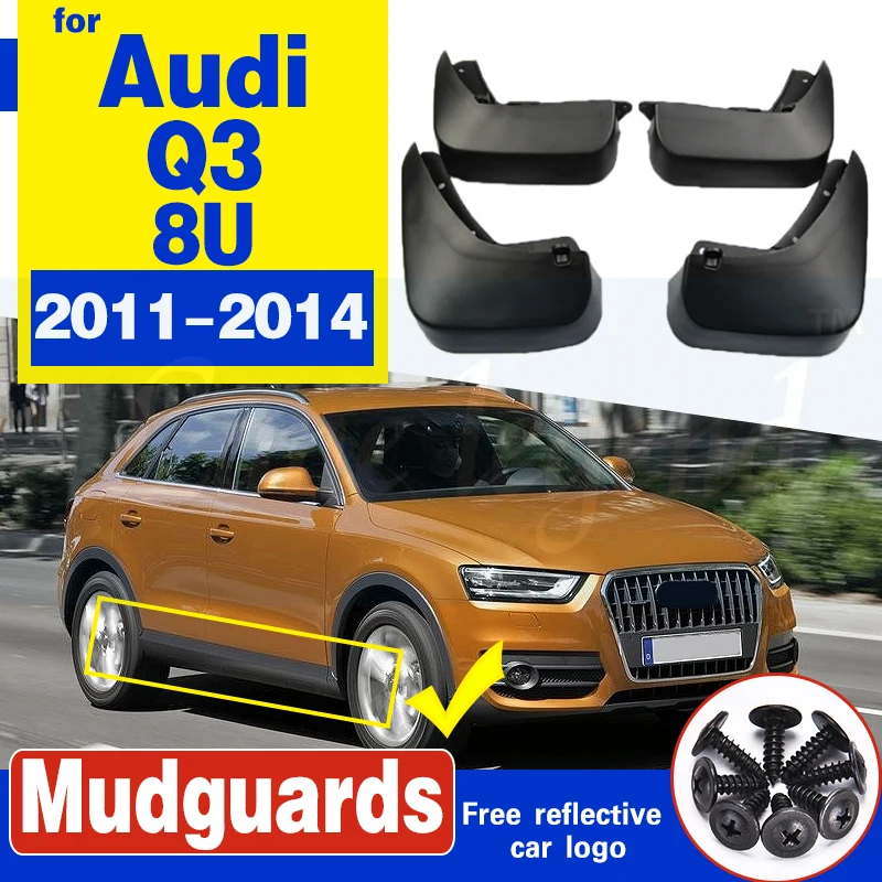 

for Audi Q3 8U 2011 2012 2013 2014 Mudguards Mudflaps Fender Guards Splash Mud Flaps Wheel Car Accessories