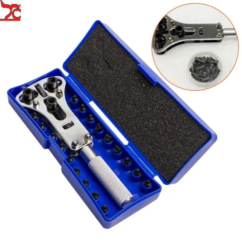 

Good design Multi-function Watch Repair Tool Kit Watch Case Change Battery Cover Opener Repair Wrench Screwdriver Watch Repair