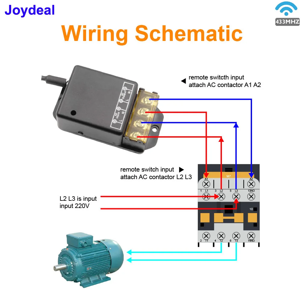 Smart Switch RF 433Mhz modulo relè cucina rifiuti alimentari rifiuti rifiuti smerigliatrice AC 110V 220V 30A 16A 1CH interruttore remoto Wireless